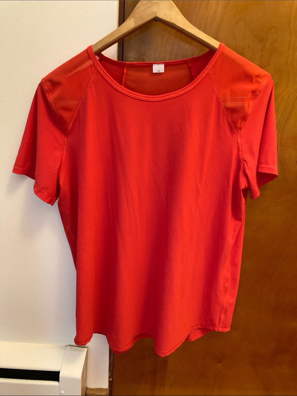 lululemon athletica Bright Red Short-Sleeve Performance Tee